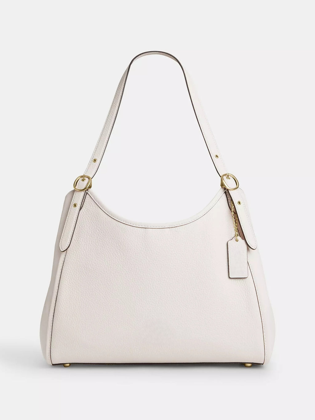 Refined Pebble Leather Shoulder Bag
