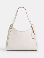Refined Pebble Leather Shoulder Bag