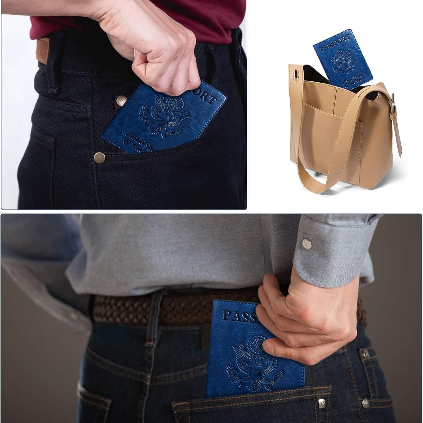 Passport Holder Cover Wallet