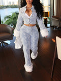 Frosted Denim Set