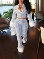 Frosted Denim Set