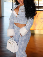 Frosted Denim Set