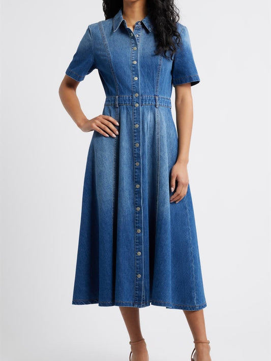 Denim Shirtdress