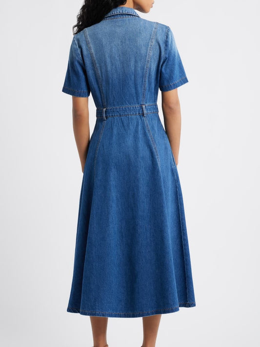 Denim Shirtdress