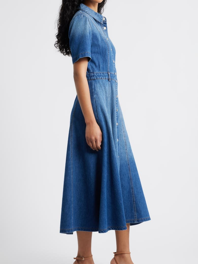 Denim Shirtdress
