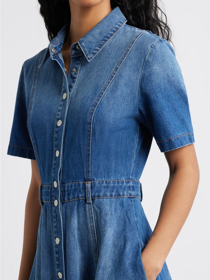 Denim Shirtdress