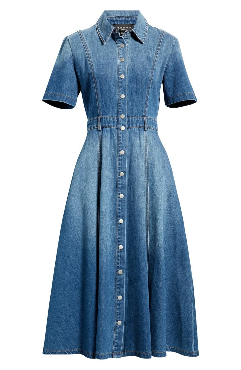Denim Shirtdress