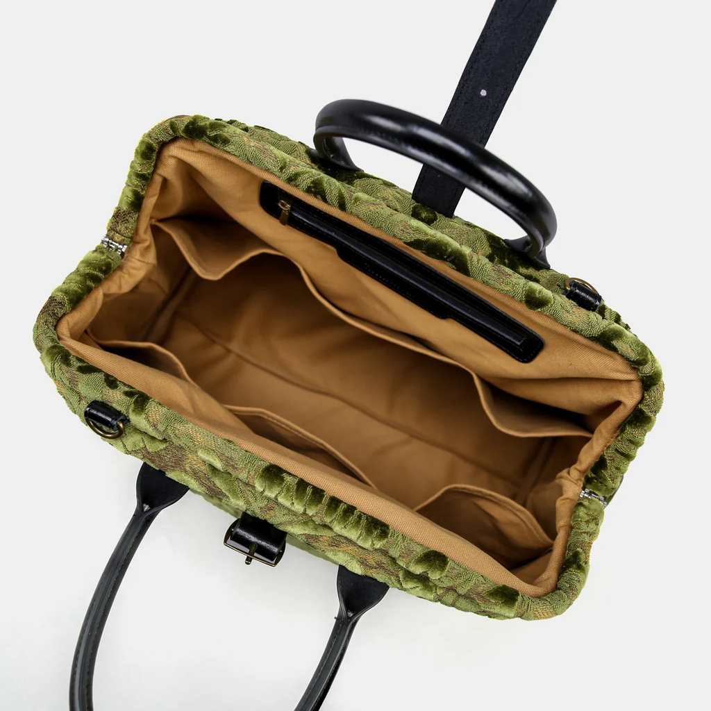 Velvet Fern Green Mary Poppins Weekender