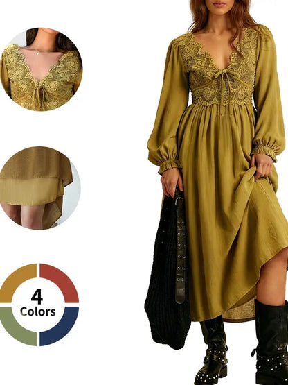 Women's Boho Maxi Dress