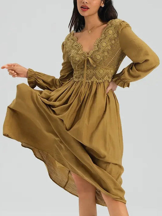 Women's Boho Maxi Dress