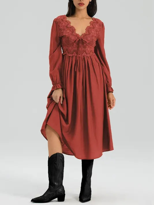 Women's Boho Maxi Dress