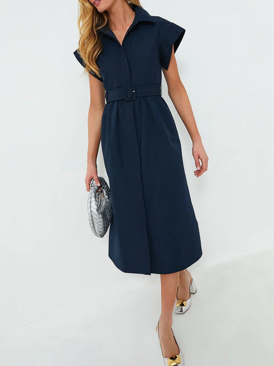 Short Wing Sleeves Dress