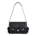 Turnlock Soft Leather Bag