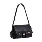 Turnlock Soft Leather Bag