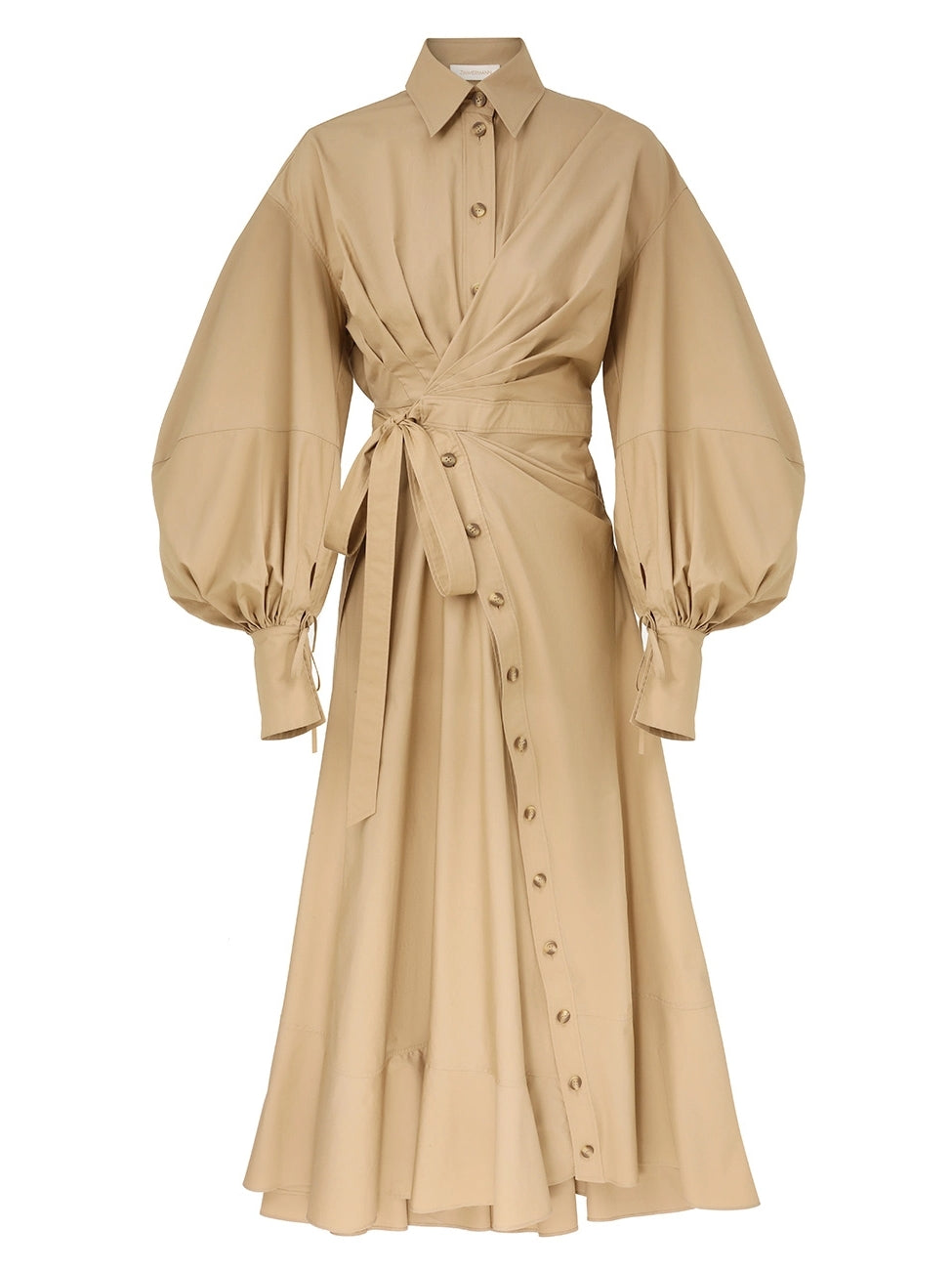 Poplin Midi Dress