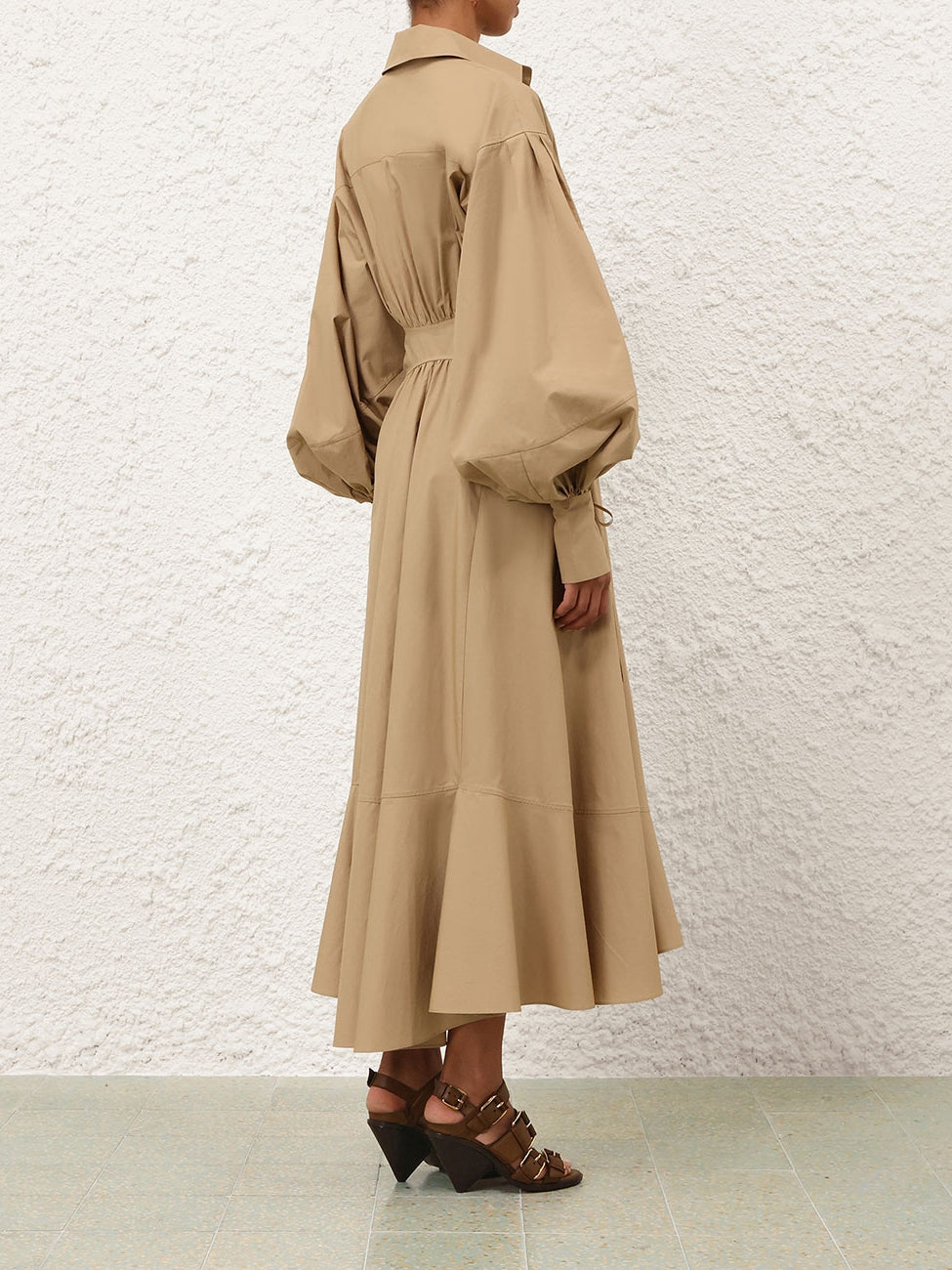 Poplin Midi Dress