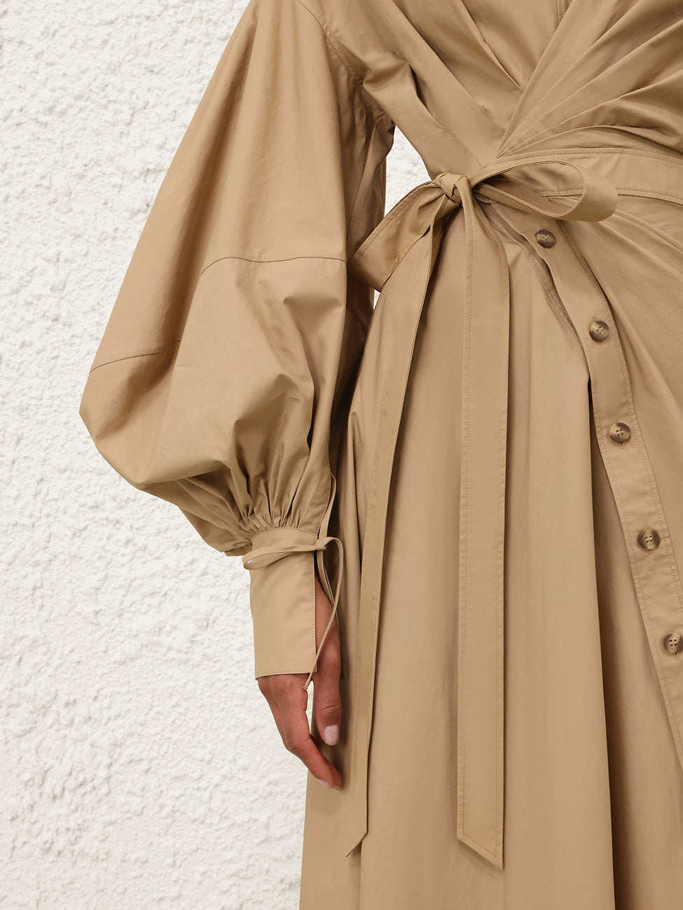 Poplin Midi Dress