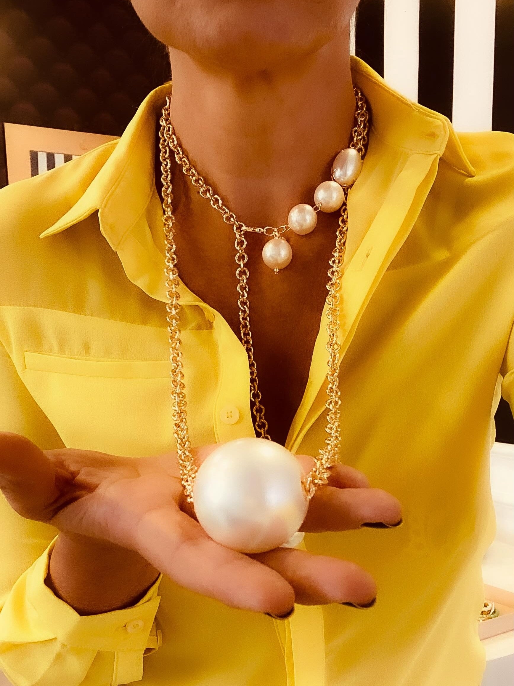 Pearl Gold Necklace