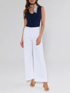 White Wide Leg Jeans