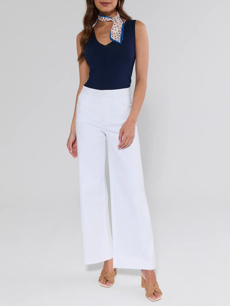 White Wide Leg Jeans
