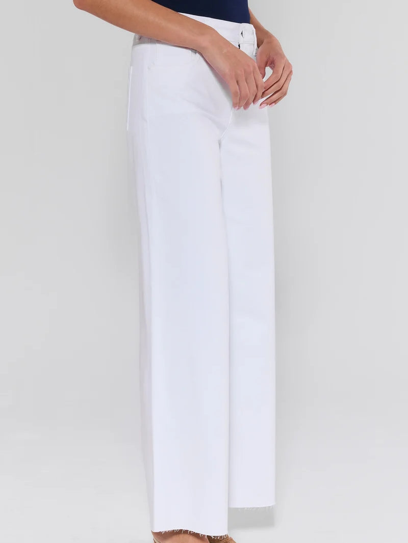 White Wide Leg Jeans