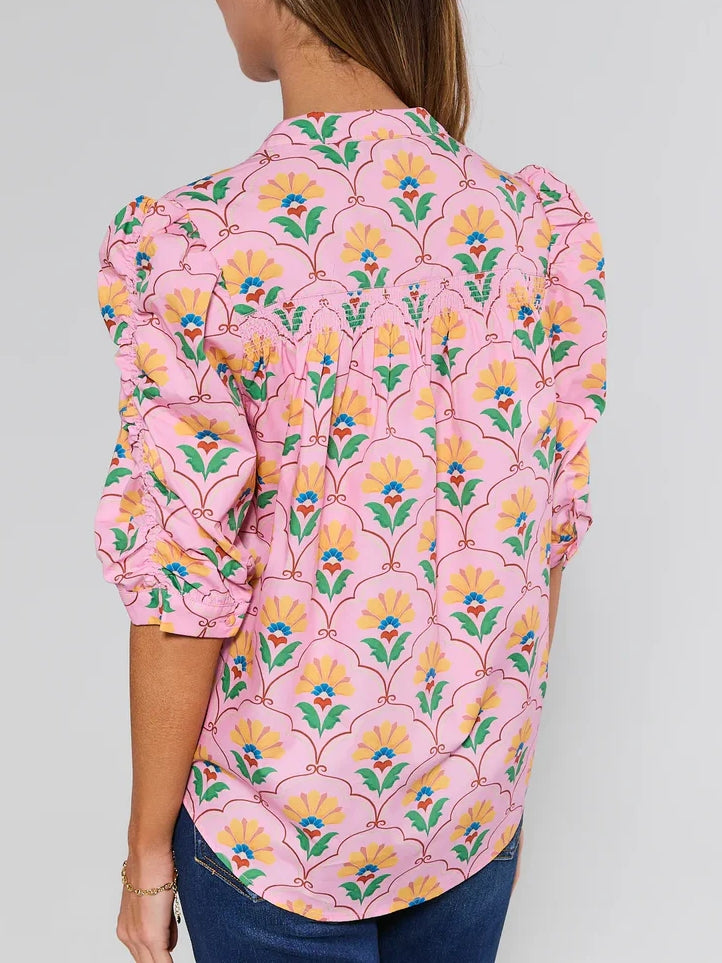 Pink Multi Floral Top