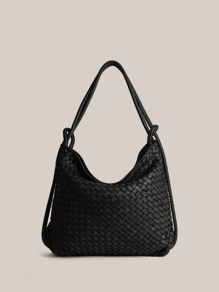 Black 2-in-1 Convertible Backpack Tote