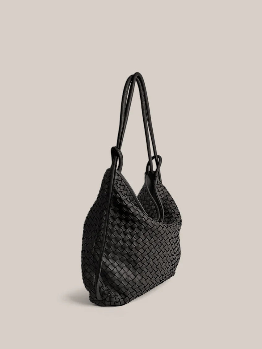 Black 2-in-1 Convertible Backpack Tote