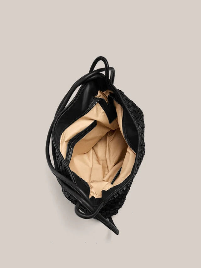 Black 2-in-1 Convertible Backpack Tote