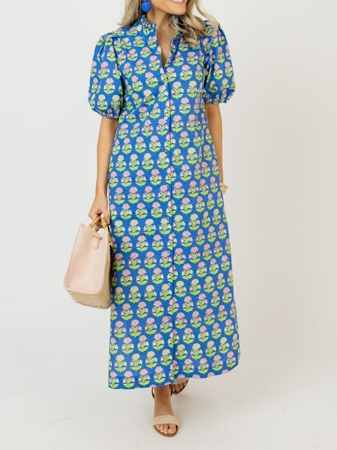 Mary Floral Midi Dress