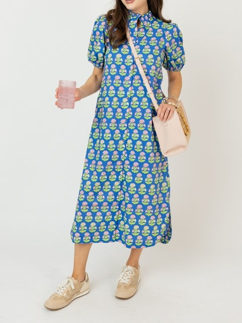 Mary Floral Midi Dress