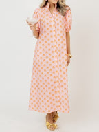 Maria Midi, Pink/Orange