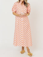 Maria Midi, Pink/Orange