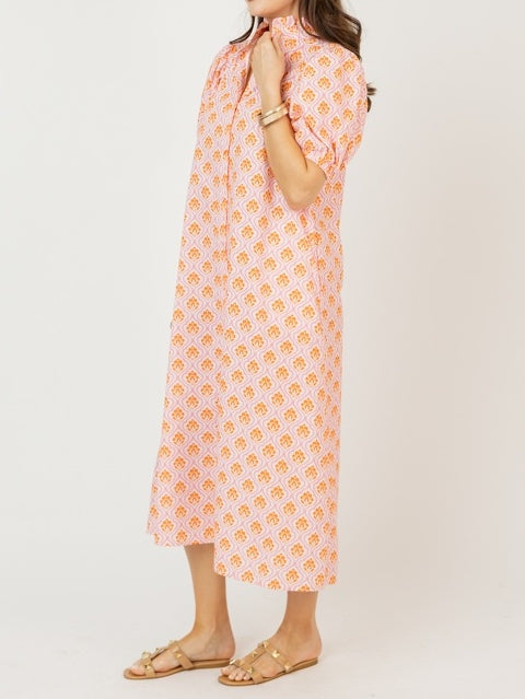 Maria Midi, Pink/Orange