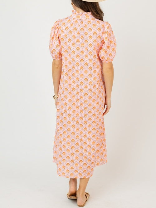Maria Midi, Pink/Orange