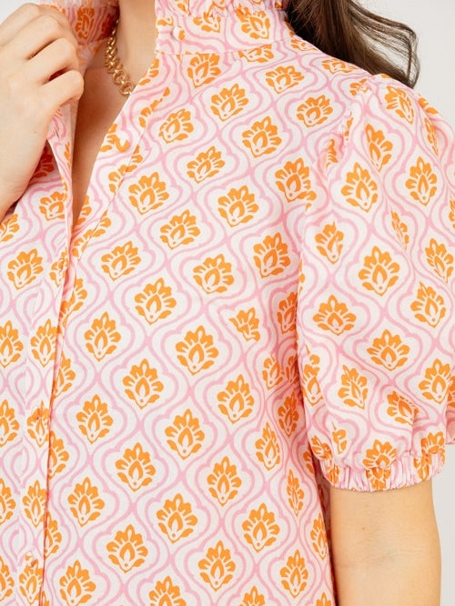 Maria Midi, Pink/Orange