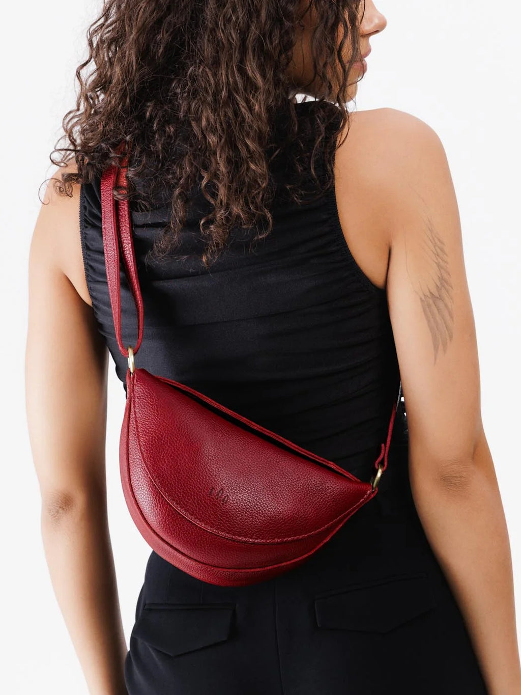 Leather Koala Sling Bag