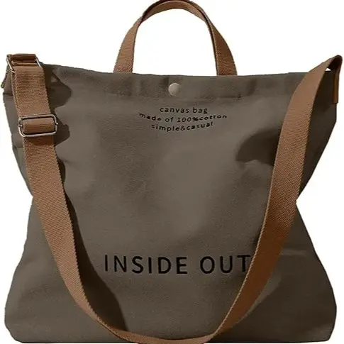 Large Cotton Crossbody Handbag