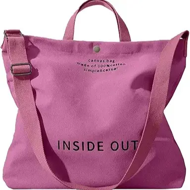 Large Cotton Crossbody Handbag