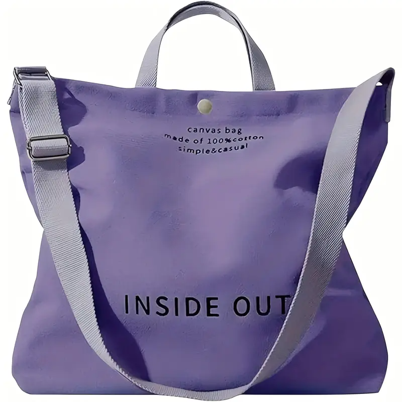 Large Cotton Crossbody Handbag
