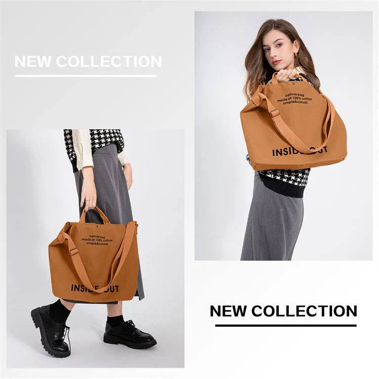 Large Cotton Crossbody Handbag