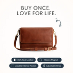 Premium Leather Crossbody Bag