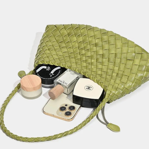 Leather Woven Bag