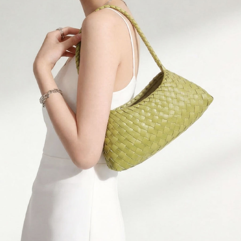 Leather Woven Bag