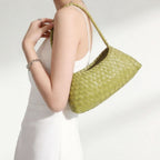 Leather Woven Bag