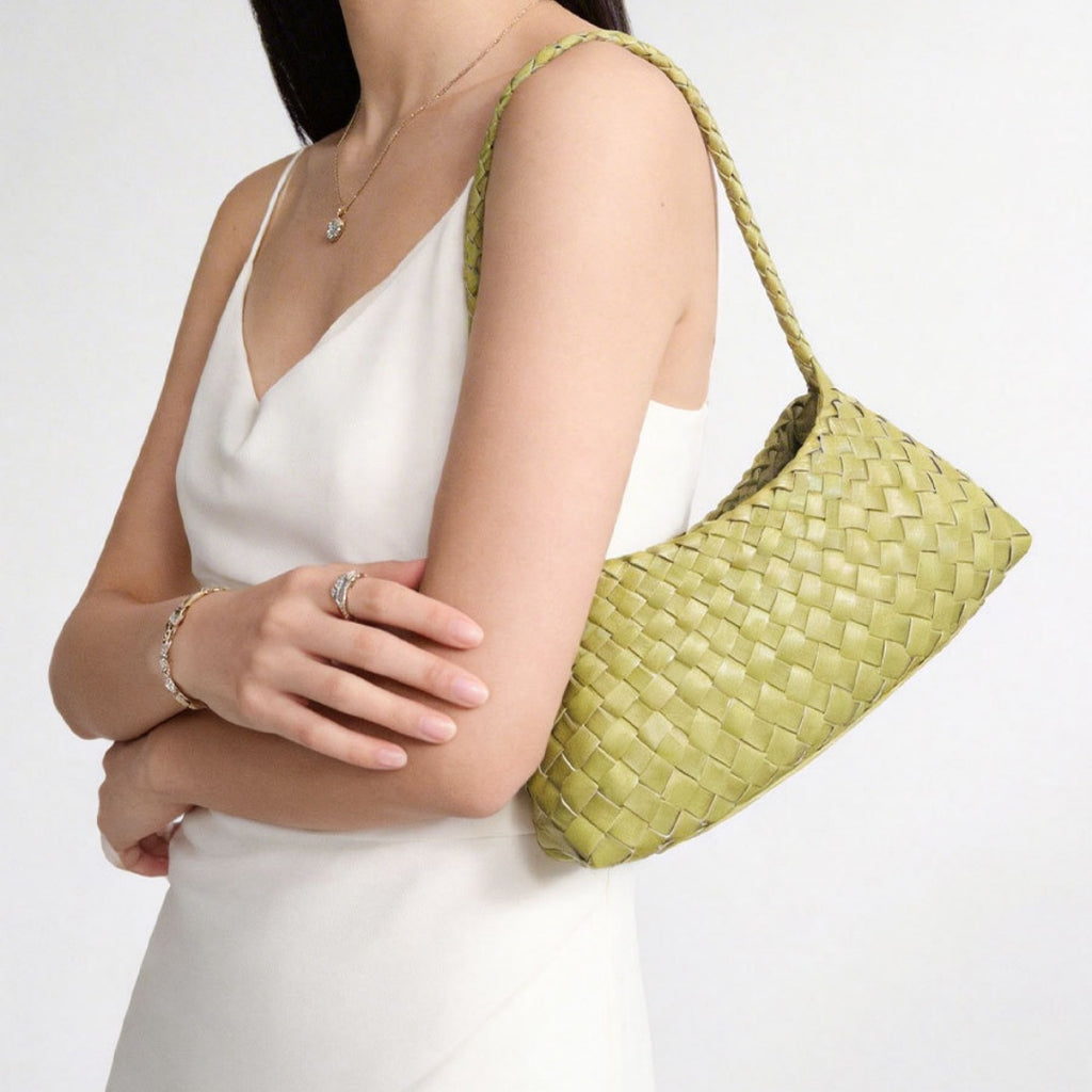 Leather Woven Bag