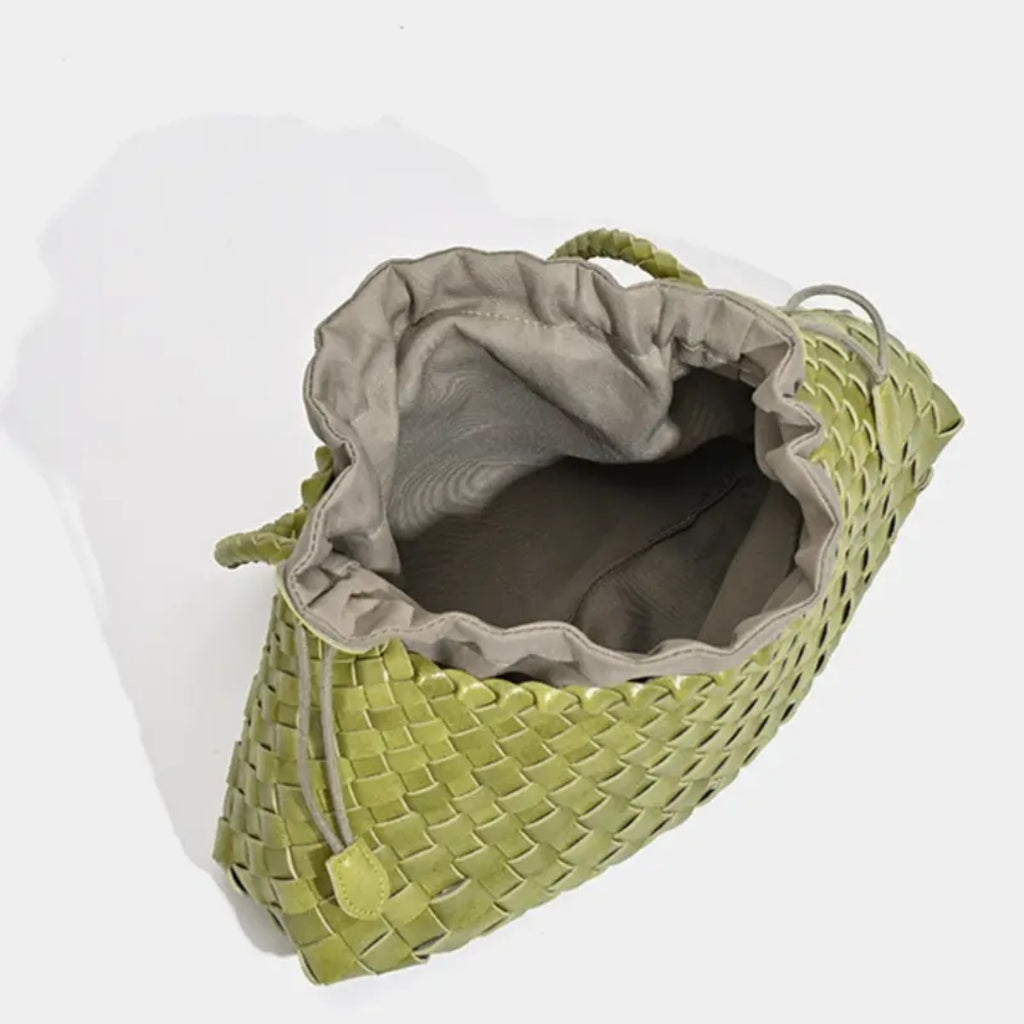 Leather Woven Bag