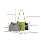 Leather Woven Bag
