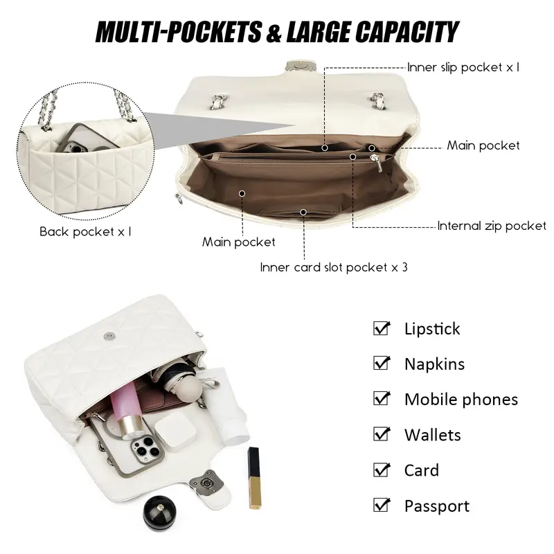 Leather Cross Body Shoulder Handbags