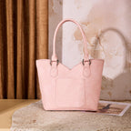 West Tooled & Cowhide Whipstitch Tote